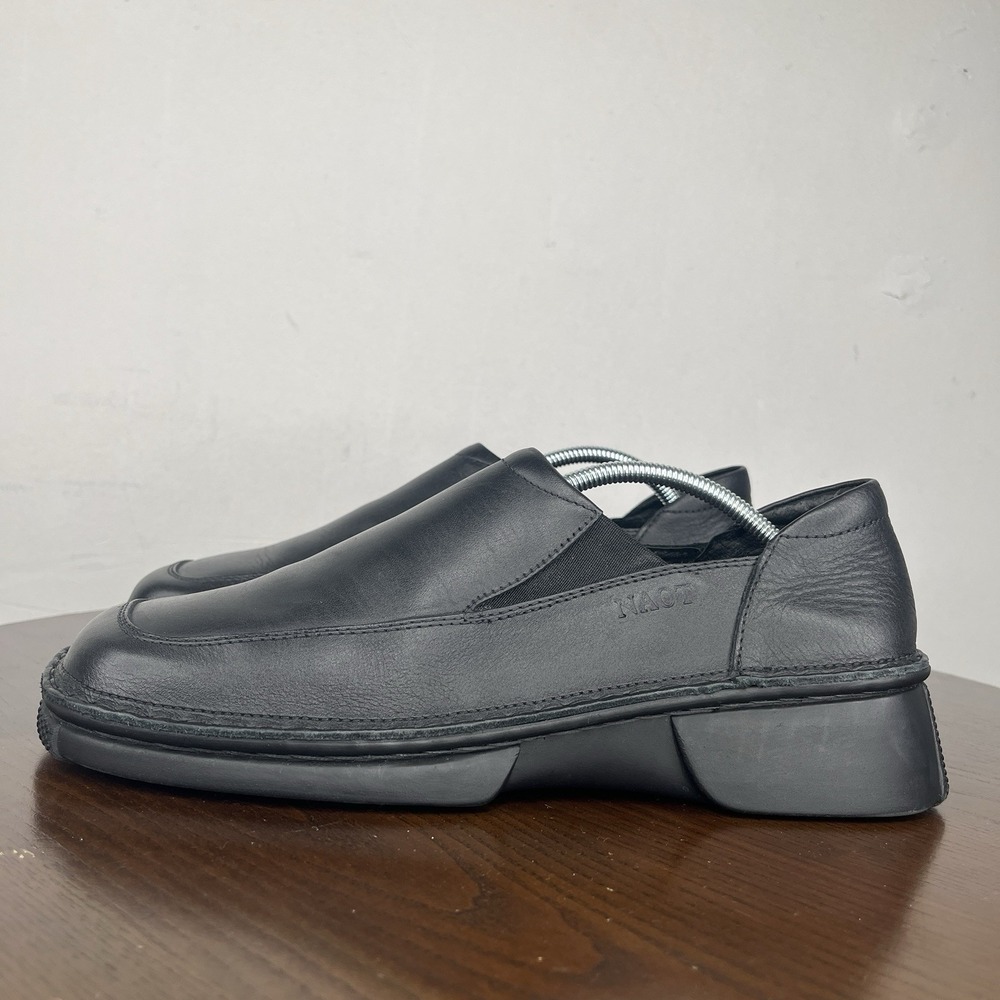Naot Shoes Women's 42 UK / 11 US Black Leather Comfort Loafer‎ Slip On Platform